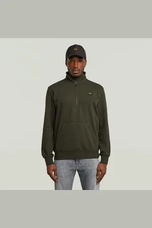 G-Star Half Zip Sweatshirt Label Badge - - Herren