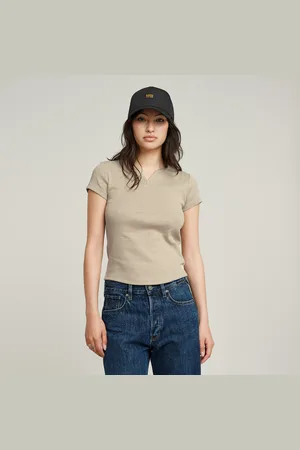 G-Star Micro Placket Slim Top - - Damen