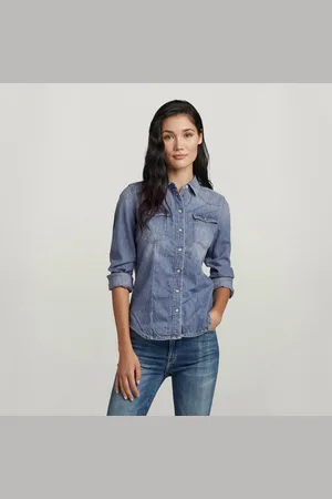 G-Star 3301 Denim Shirt - - Damen