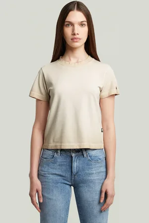 G-Star Overdyed Micro Boxy Top - - Damen