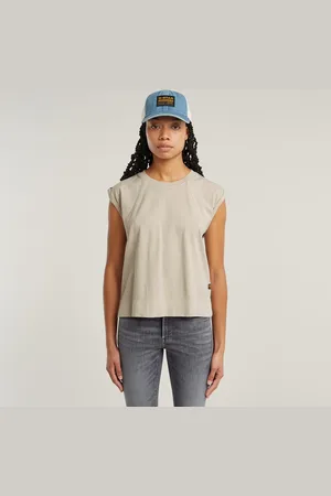 G-Star Back Zip Overdyed Top - - Damen