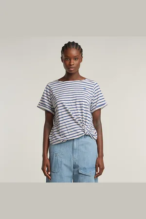 G-Star Striped Knot Top - - Damen