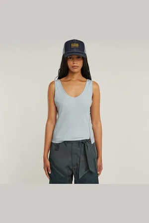 G-Star Asymmetrical Zip Slim Tanktop - - Damen