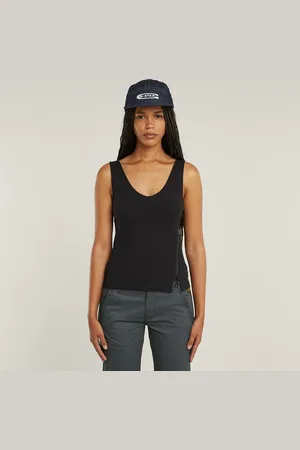 G-Star Asymmetrical Zip Slim Tanktop - - Damen