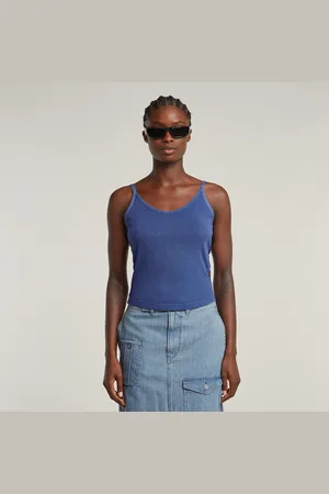 G-Star Spaghetti Strap Rib Top - - Damen