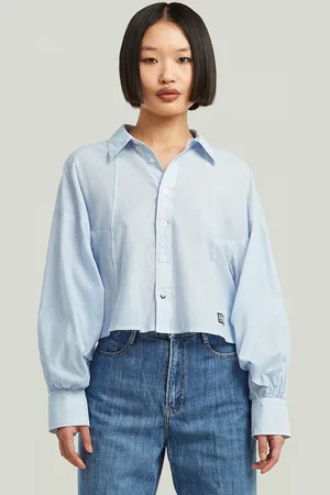 G-Star Macro Balloon Shirt 3\4 Sleeve - - Damen