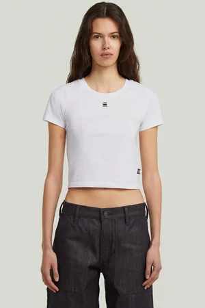 G-Star Cropped Mini Slim Top - - Damen