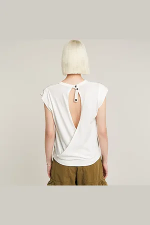 G-Star Open Back Loose Sleeveless Top - - Damen