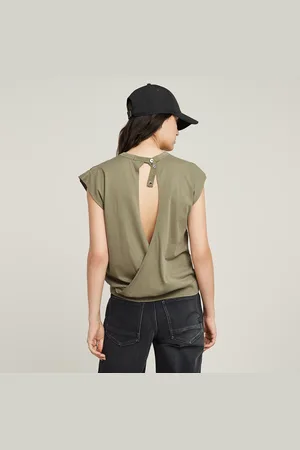 G-Star Open Back Loose Sleeveless Top - - Damen