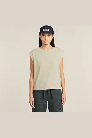 G-Star Mini G-Script Logo Overdyed Top - - Damen
