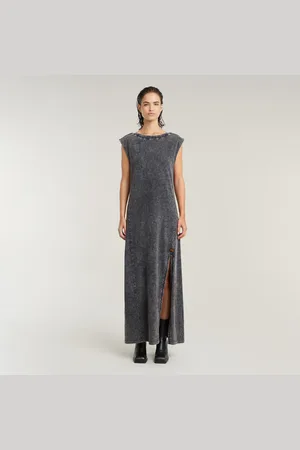 G-Star Overdyed Maxi Tank Kleid - - Damen