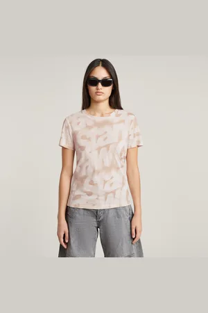 G-Star Sprayed Letters T-Shirt - - Damen