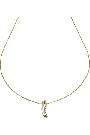 CELESTA ® Damen Kette mit Anhänger "50034127543", 375er Gelbgold