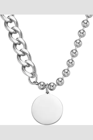 Manguun Damen Kette mit Anhänger, Edelstahl