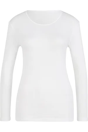 Mey Noblesse Langarmshirt, Rundhals, uni, für Damen, , 50