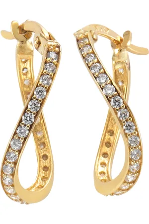 CELESTA ® Damen Creolen, 375er Gelbgold