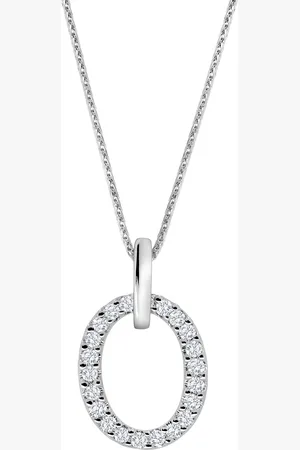 Vandenberg Damen Kette mit Anhänger, 375er 22 Diamanten, zus. ca 0,20 Karat