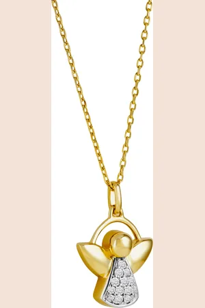 Vandenberg Damenkette mit Anhänger, 375er Gelbgold 12 Diamanten, zus. ca. 0,10 Karat