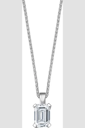 Moncara Damen Kette mit Anhänger, 585er 1 Diamant, ca. 0,5 Karat