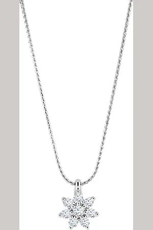 Moncara Damen Kette mit Anhänger "B406164", 585er 8 Diamanten, zus. ca. 0,25 Karat