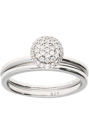 Manguun Damen Ring-Set, 925er