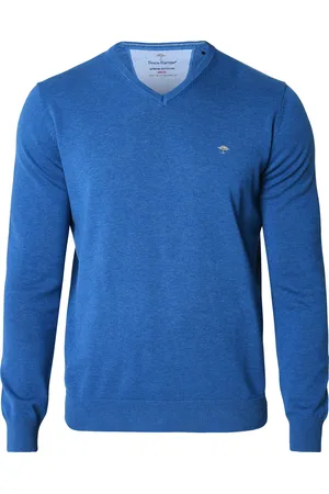 Fynch-Hatton ® Pullover, V-Ausschnitt, Logo-Stickerei, für Herren, , M