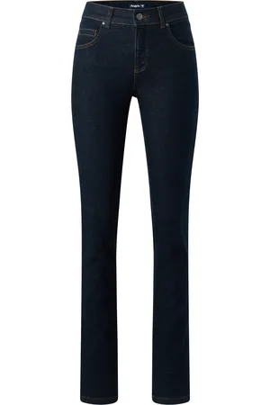 Angels Jeans "Cici", Straight Fit, uni, für Damen, , 42/L30