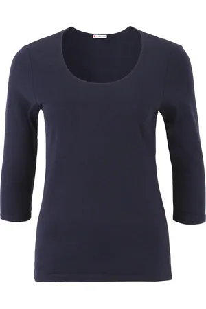 Street one Shirt "Pania", 3/4-Ärmel, U-Ausschnitt, für Damen, , 40
