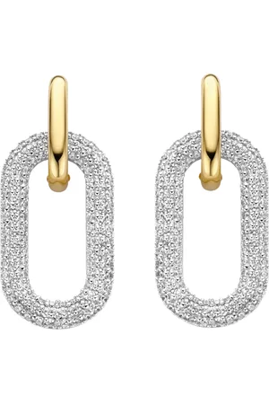 Ti Sento Damen Creolen "7844ZY", 925er Silber