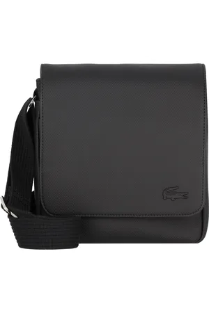 Lacoste Umhängetasche, Druckknopf, Logo-Patch, für Herren