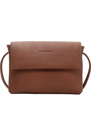 Emily & Noah Umhängetasche, Leder, Magnetverschluss, für Damen