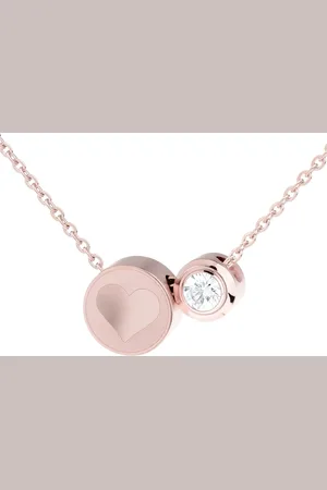 ERNSTES Damen Kette mit Anhänger, Edelstahl