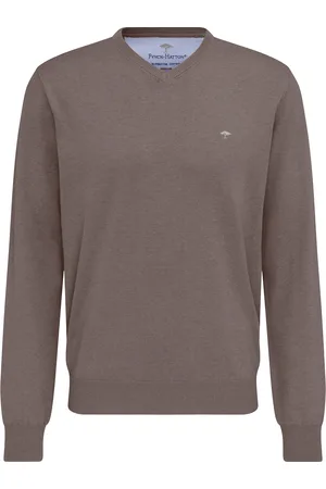 Fynch-Hatton ® Pullover, V-Ausschnitt, Logo-Stickerei, für Herren, , XXL