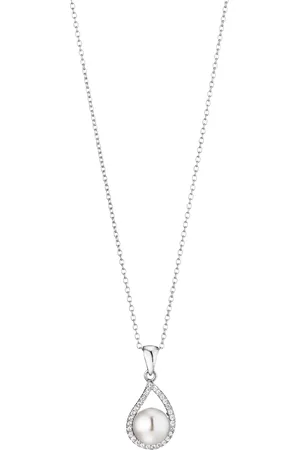 Vandenberg Damen Kette mit Anhänger "04982-9420-001", 925er Sterling Süßwasserzuchtperle