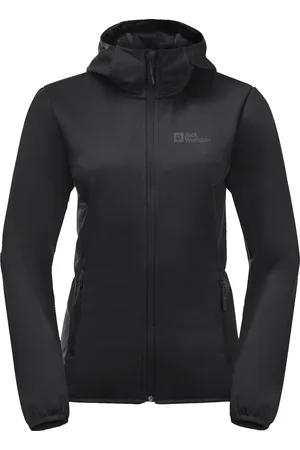 Jack Wolfskin Softshelljacke "Windhain Hoody", Kapuze, Stehkragen, für Damen, , XS