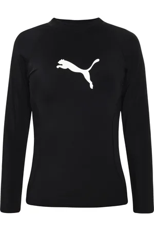 PUMA ® Bade-Langarmshirt, Stehkragen, chlorresistent, für Damen, , M