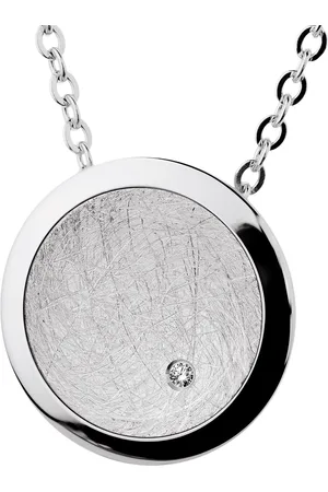 ERNSTES Damen Anhänger, Edelstahl mit 1 Brillant, ca. 0,02 Karat