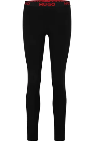 HUGO BOSS Sporty Logo Leggings, Logo-Bund, für Damen, , XS