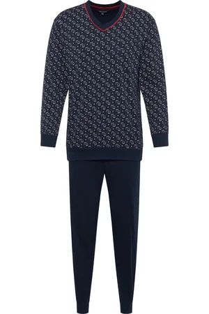 Dunmore Pyjama, V-Ausschnitt, für Herren, , 50