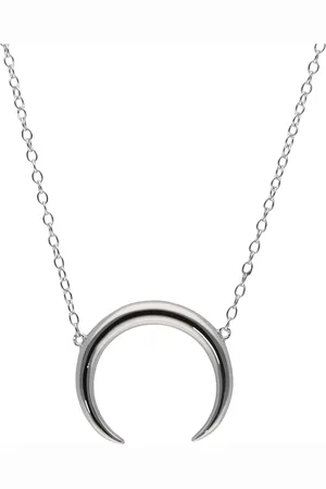 Manguun Damen Kette mit Anhänger "Mondsichel", 925er