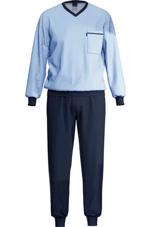Ammann Pyjama, lang, Baumwolle, für Herren, , 60