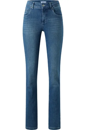 Angels Jeans "Cici", Straight Fit, uni, für Damen, , 46/L28