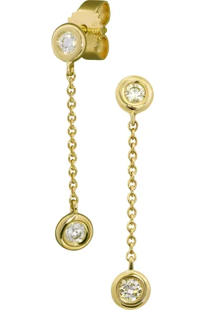 Vandenberg Damen Ohrhänger, 585er mit 4 Diamanten, zus. ca. 0,20 Karat