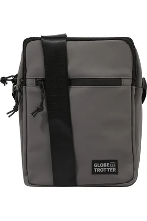 Globetrotter Schultertasche, unifarben, Logo-Patch, für Damen