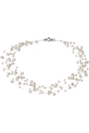 Vandenberg Damen Collier "05524-9420-002", 925er Silber mit Süßwasserzuchtperlen