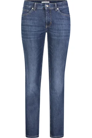 Mac Melanie Jeans, Straight Fit, Gürtelschlaufe, für Damen, , 40/L28