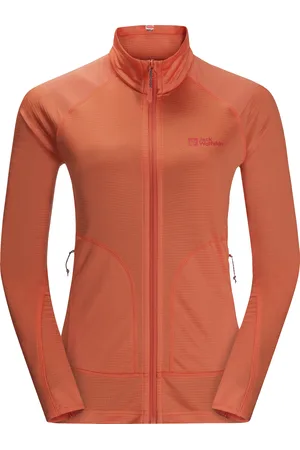 Jack Wolfskin Fleecejacke "Kammweg Fz", Merinowoll-Anteil, Stehkragen, für Damen, , L