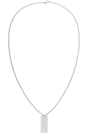 Calvin Klein Herren Kette mit Anhänger "Grid 35000058", Edelstahl