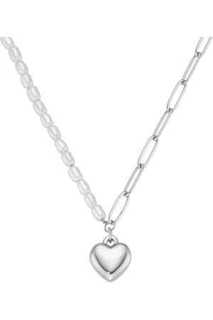 Manguun Damen Kette mit Anhänger, Edelstahl
