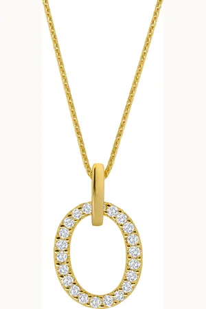 Vandenberg Damen Kette mit Anhänger 375er 22 Diamanten, zus. ca 0,20 Karat